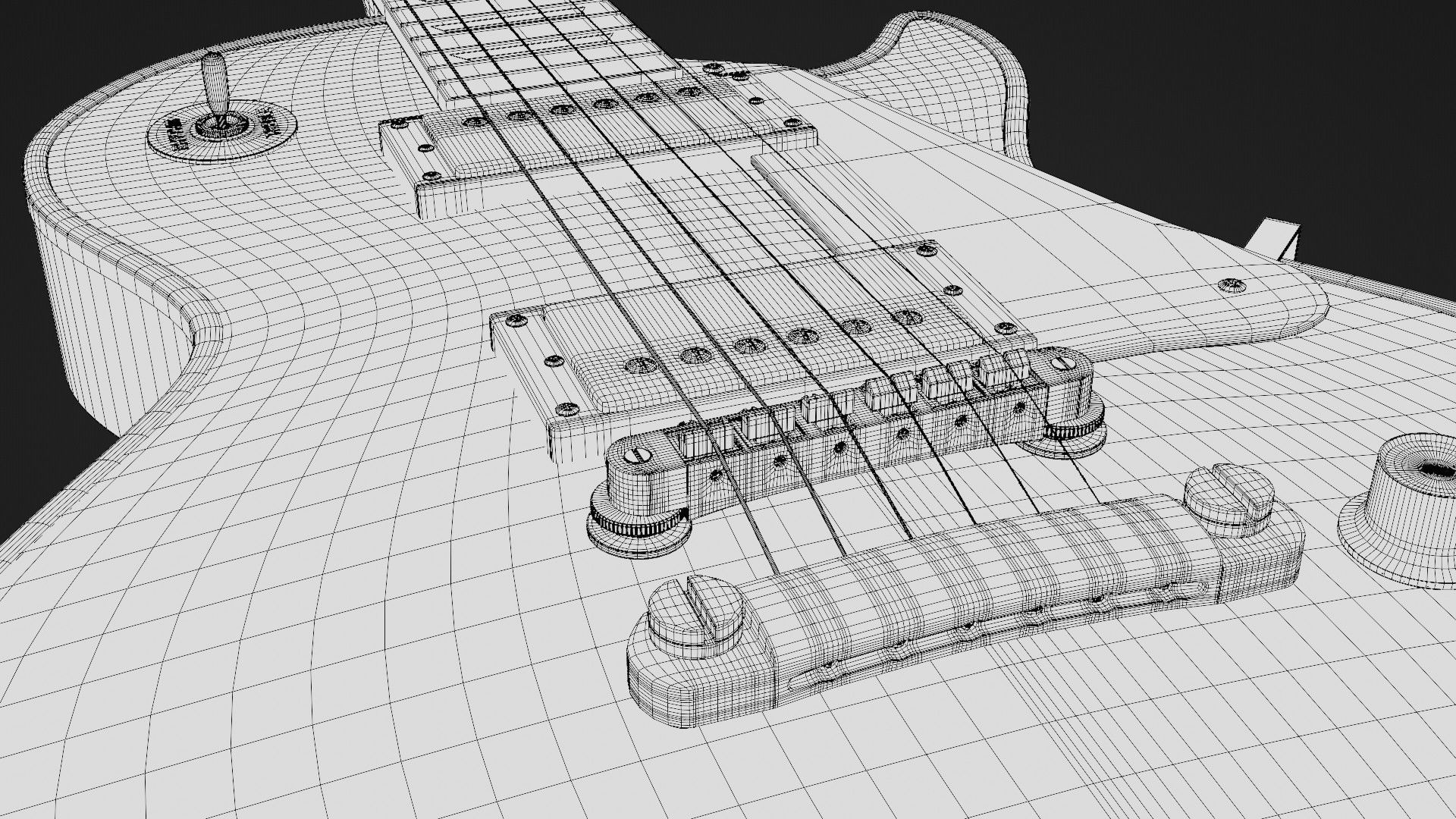Gibson Les Paul Standard - HighPoly 3D model_15