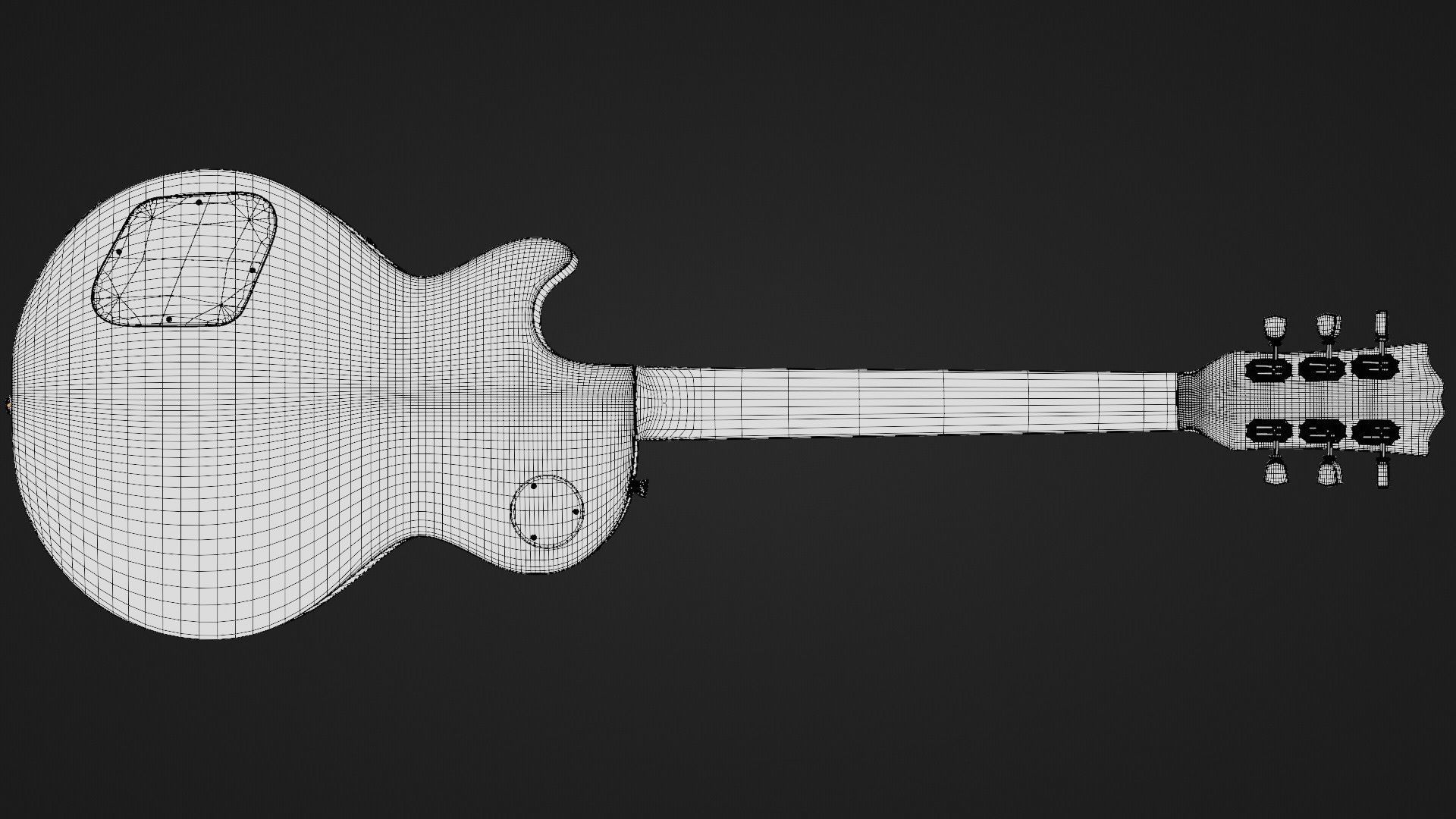 Gibson Les Paul Standard - HighPoly 3D model_13