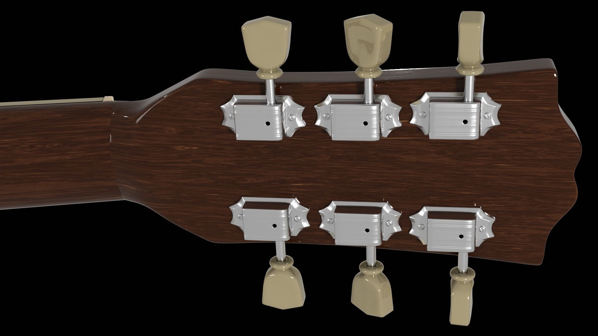 Gibson Les Paul Standard - HighPoly 3D model_8
