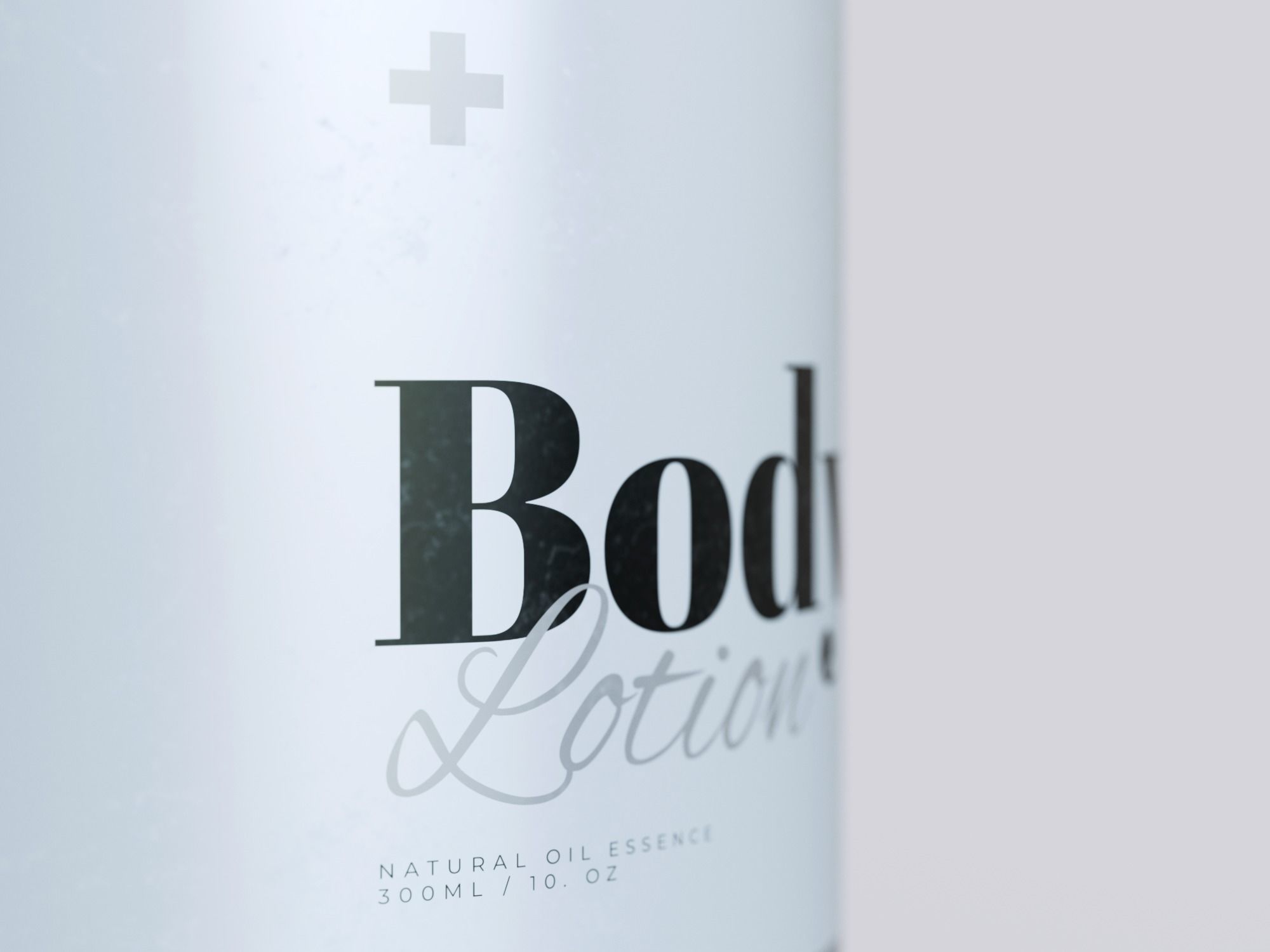 Luxurious Body Lotion Bottle Low-poly 3D model_9