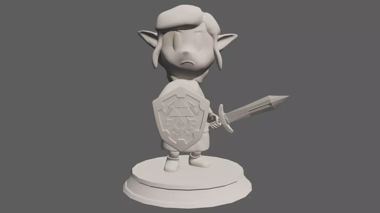 Chibi Link-The Legend of Zelda 3D print model