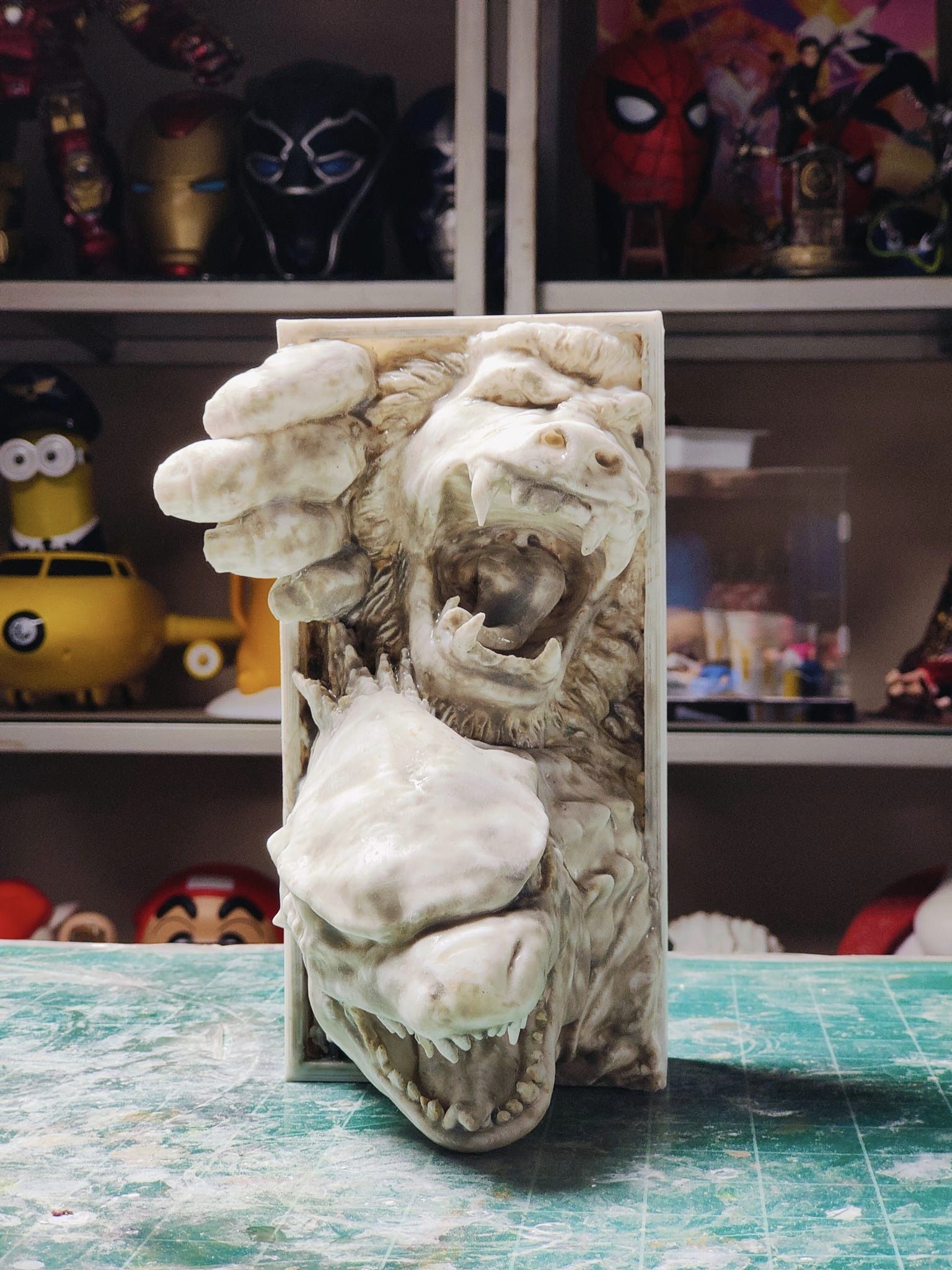 Godzilla x kong BOOKMARK 3D print model_2