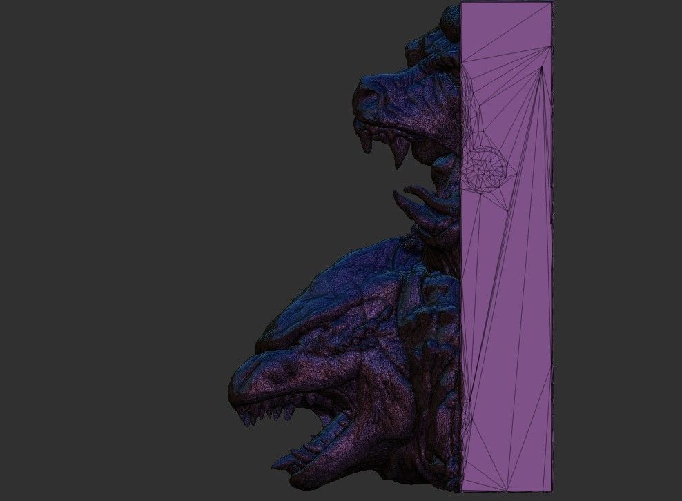 Godzilla x kong BOOKMARK 3D print model_7