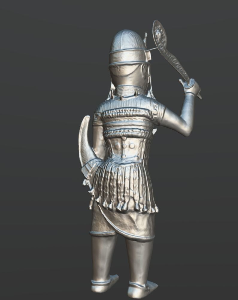 Ologbosere - Warrior Benin Kingdom Low-poly 3D model_12