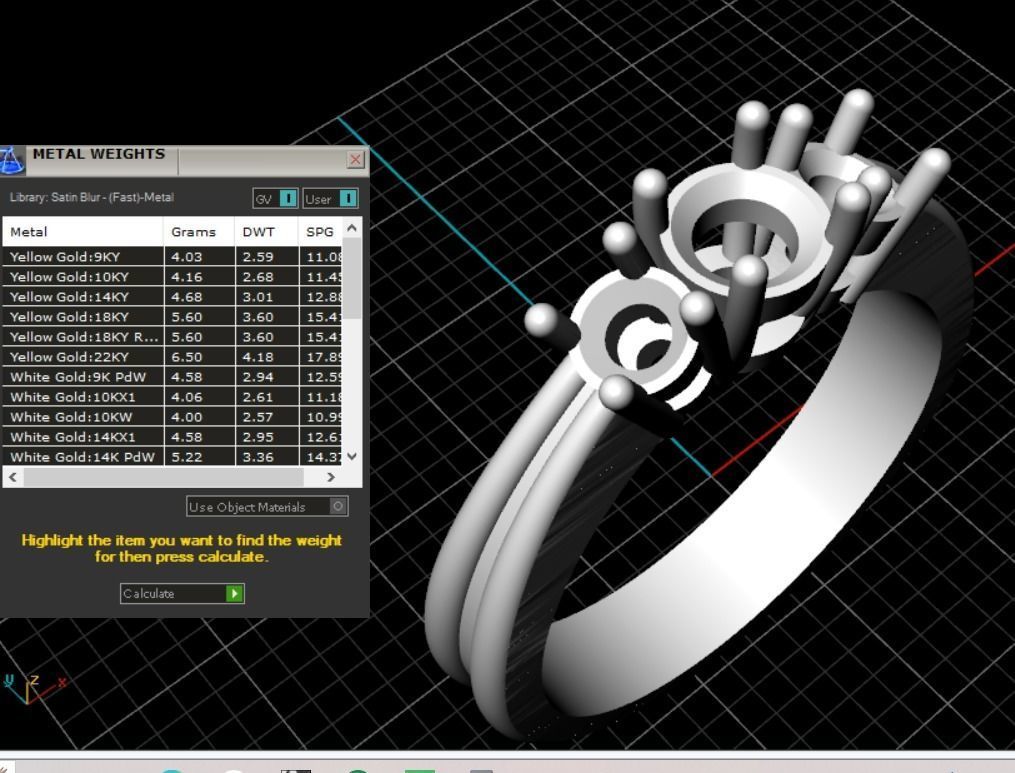 Engagement rings 3D print model_15