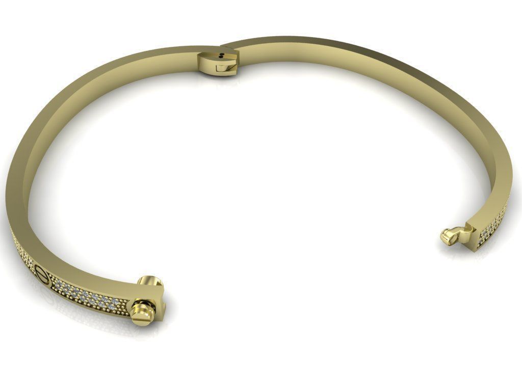 bracelet lovee 3D print model_3