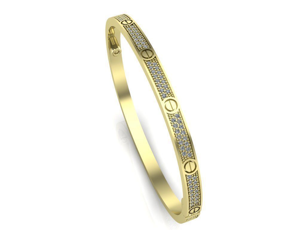 bracelet lovee 3D print model_8