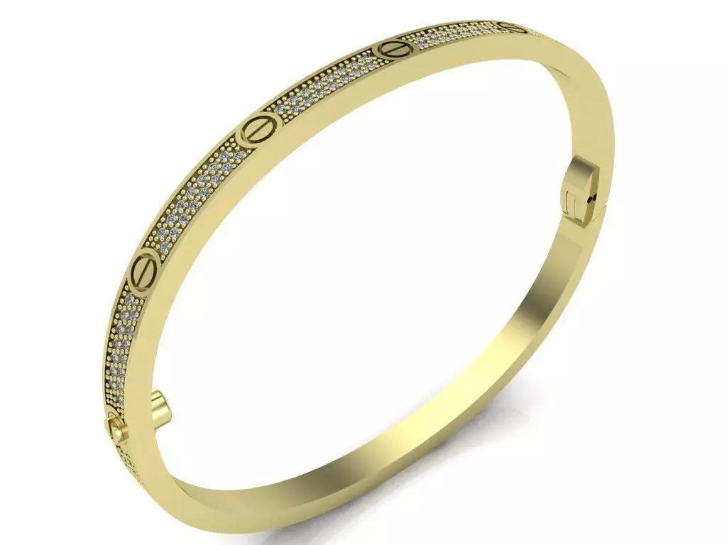 bracelet lovee 3D print model_0