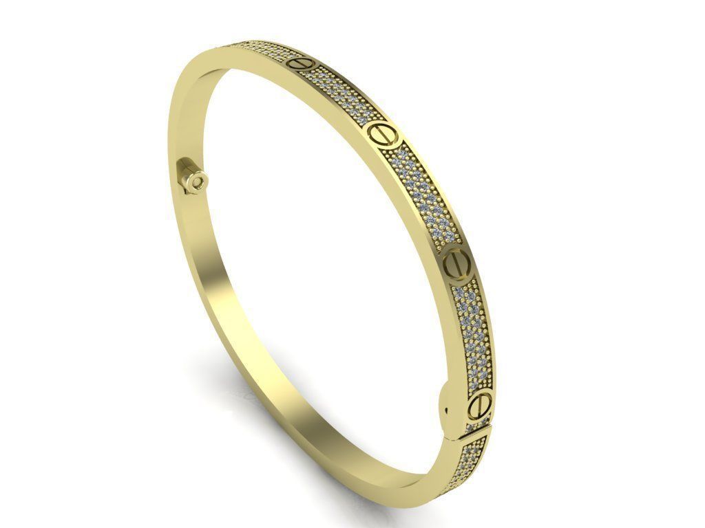 bracelet lovee 3D print model_5