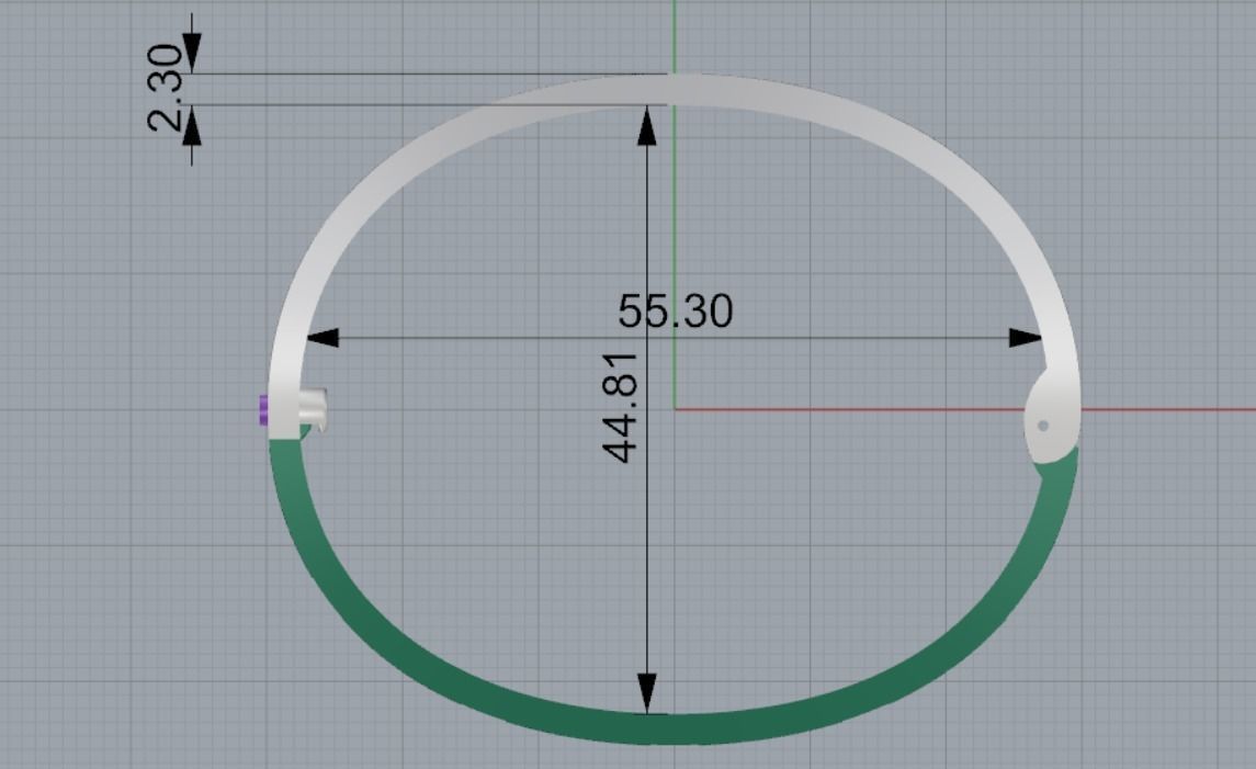 bracelet lovee 3D print model_20