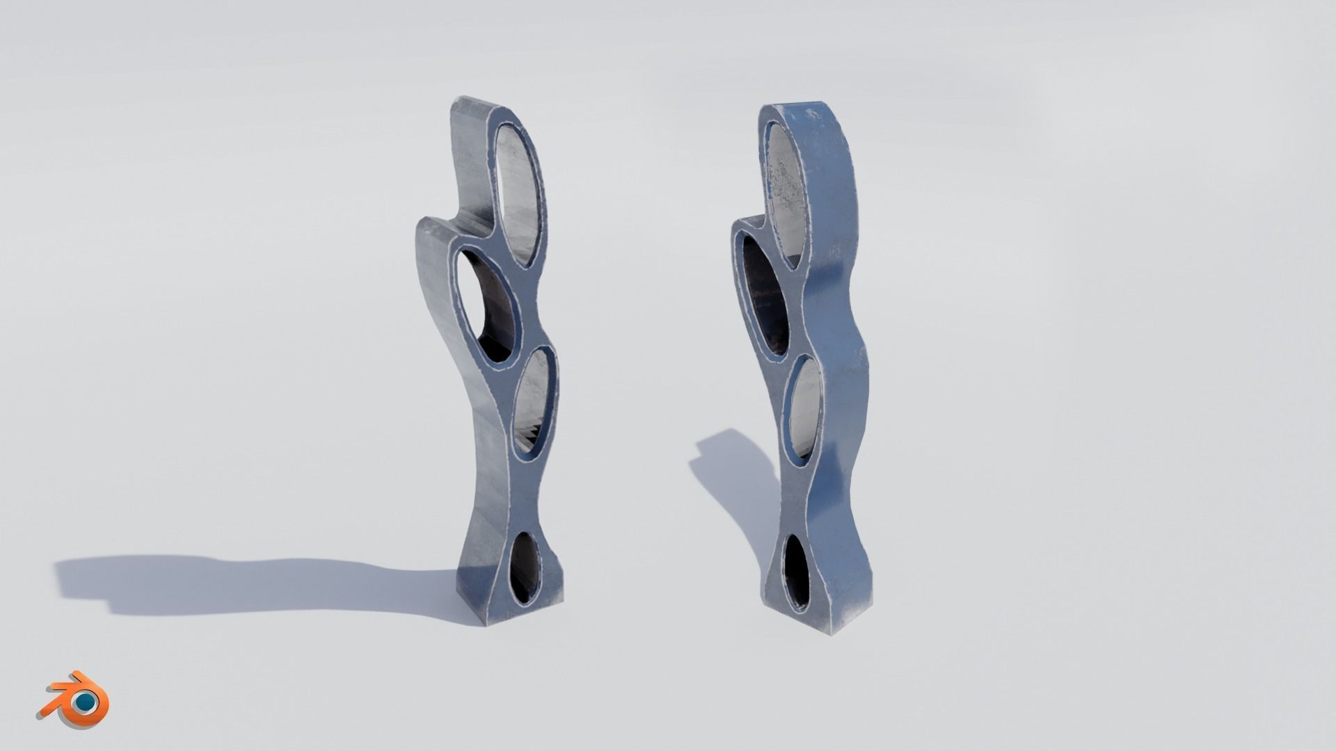 Big Sculptures 01 Unity Asset Low-poly 3D model_3