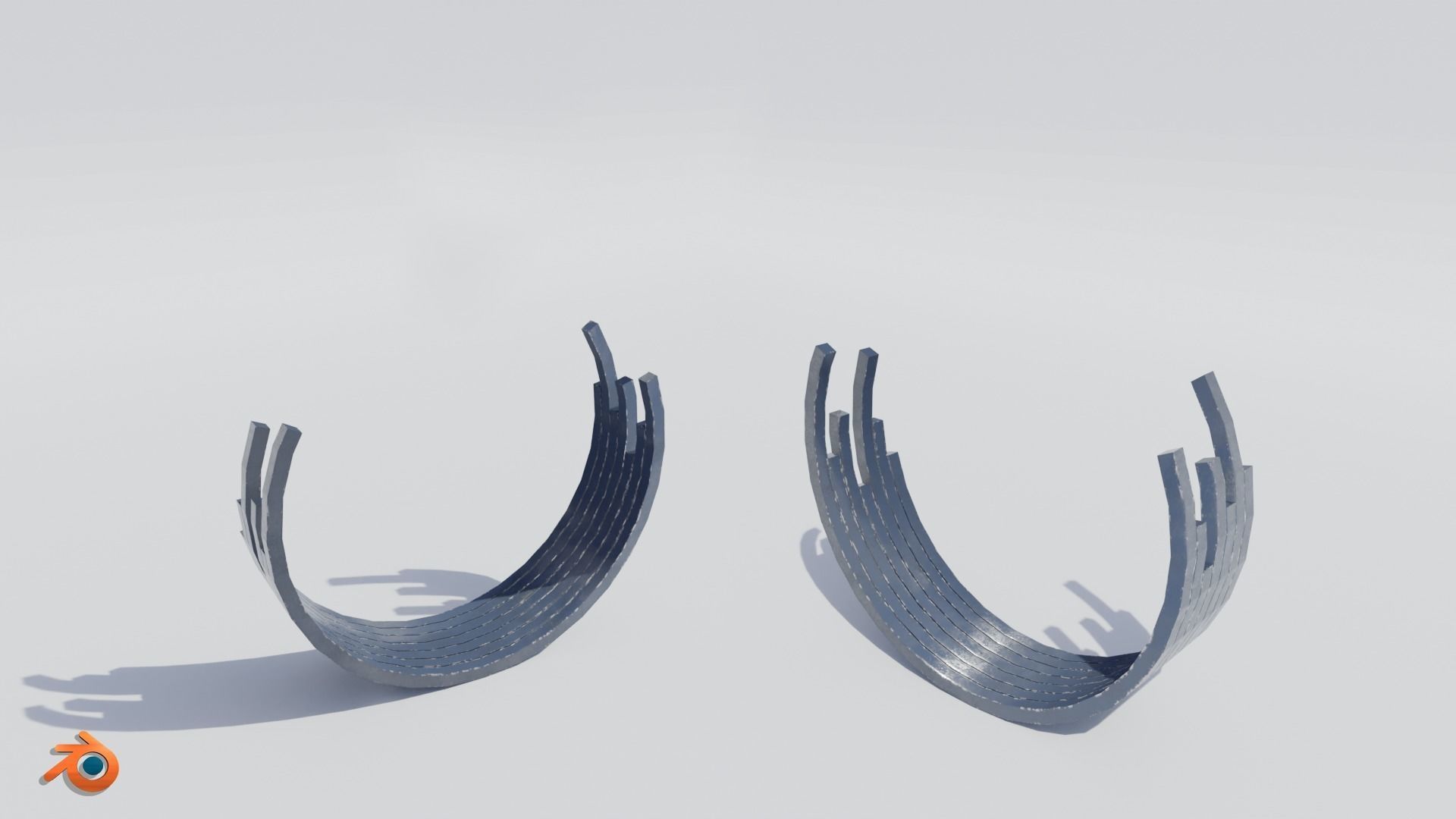 Big Sculptures 01 Unity Asset Low-poly 3D model_4