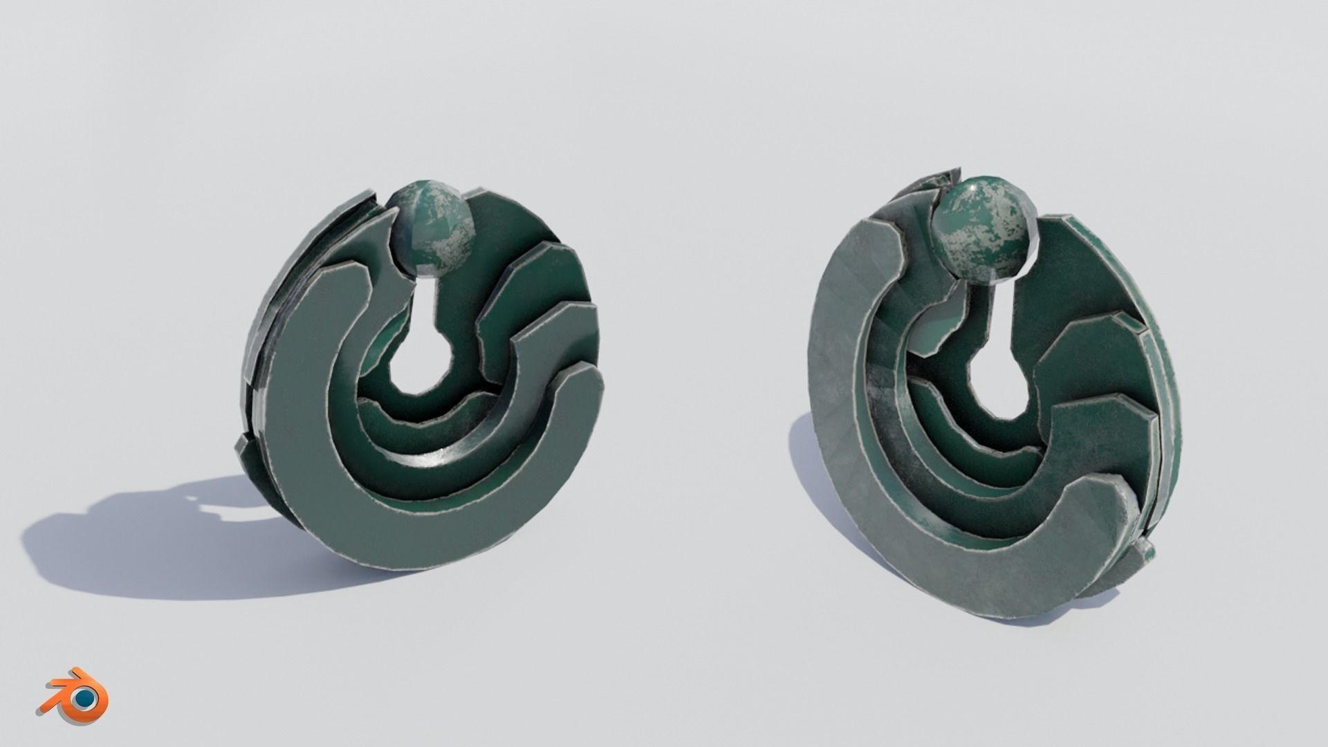 Big Sculptures 01 Unity Asset Low-poly 3D model_2