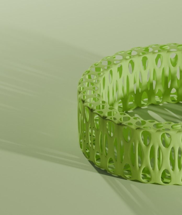 3D wire ring 3D print model_7