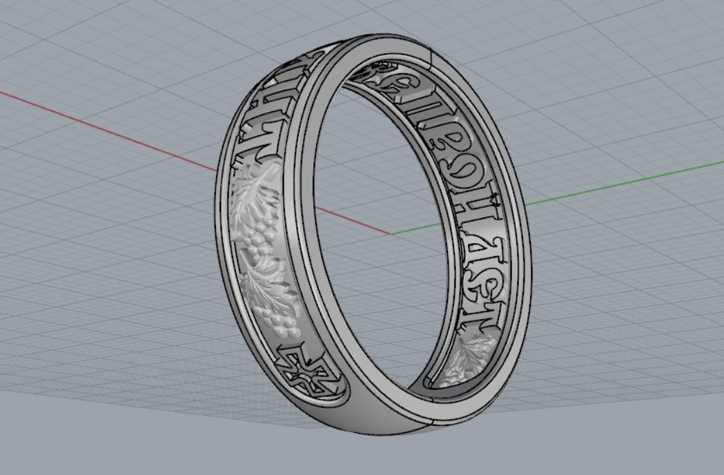 the ring keeps going through 3D print model_10