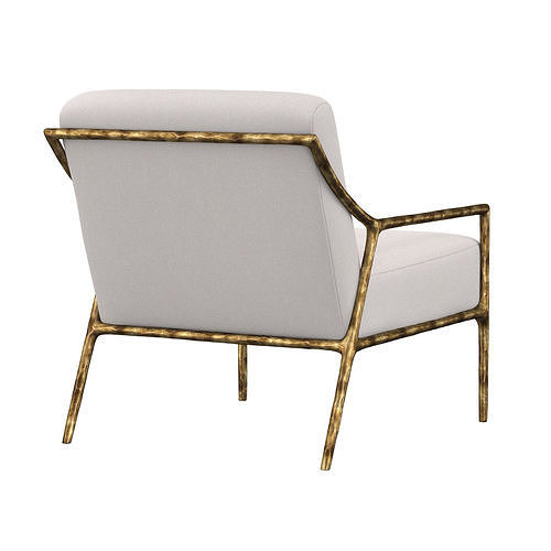 HADDEUS SLOPE ARM CHAIR 3D model 6