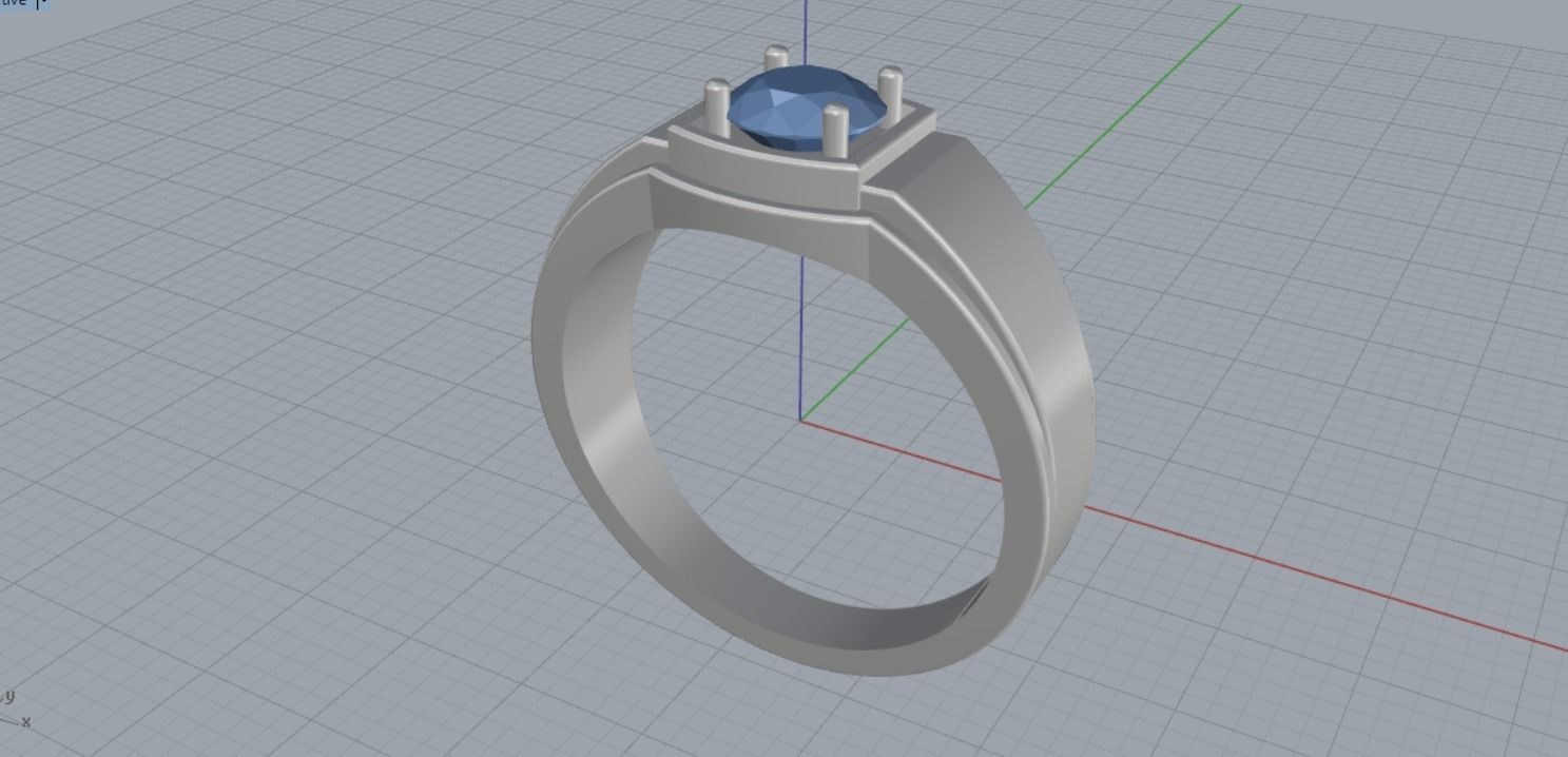 Rings 3D print model_10