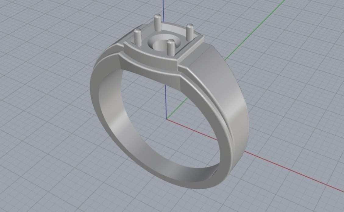 Rings 3D print model_13
