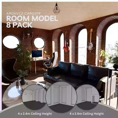 Room Model Asset Library 3D model