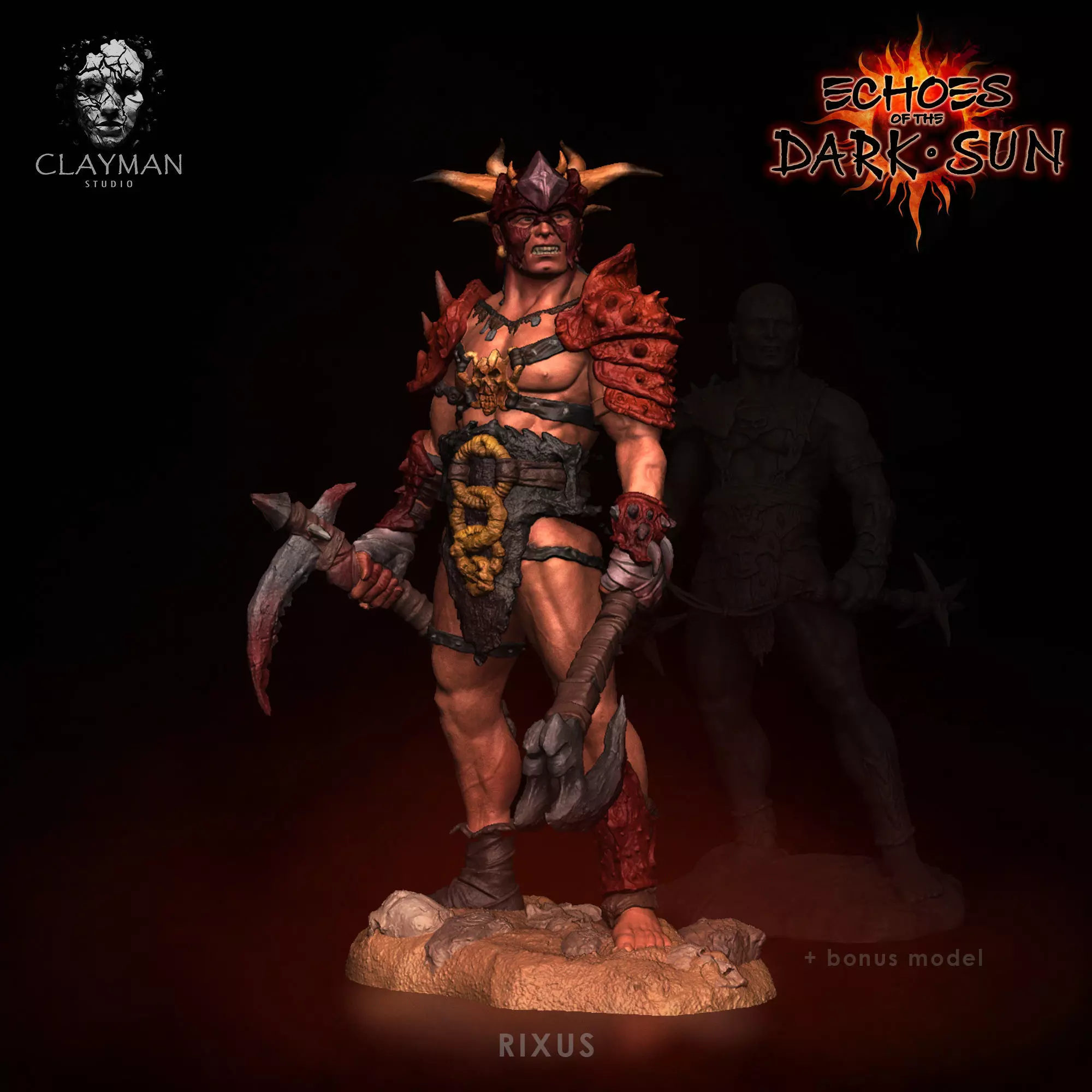 Rixus - 32mm - 75mm - 188mm 3D print model_0