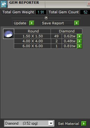 3 Stone Ring With Band 2519 3D print model_8