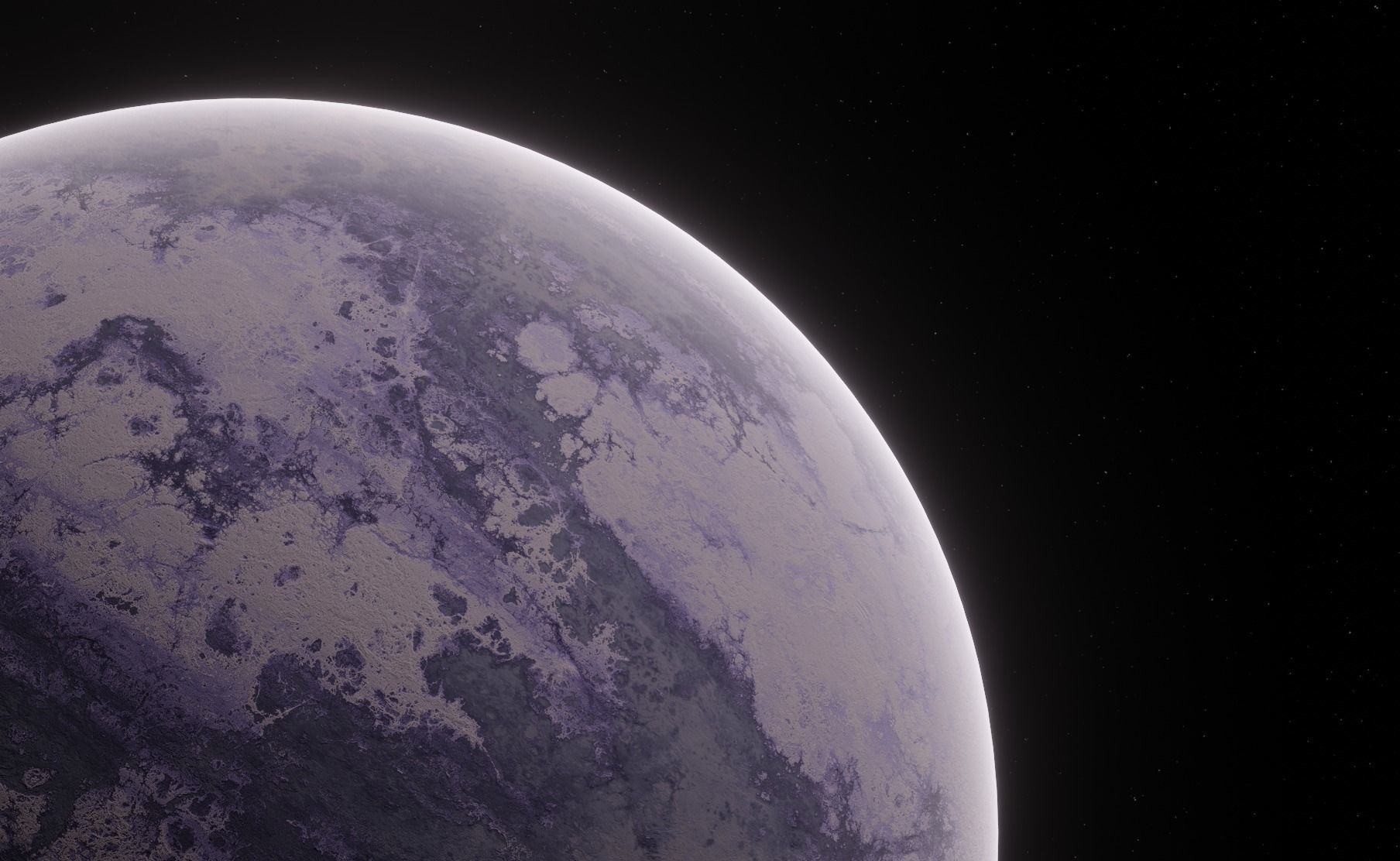 Planet Space Ready to game Low-poly 3D model_26