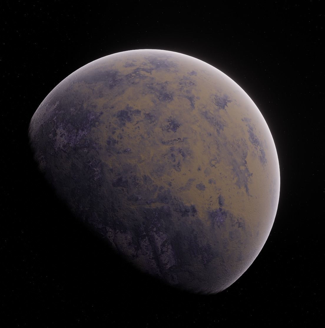 Planet Space Ready to game Low-poly 3D model_32