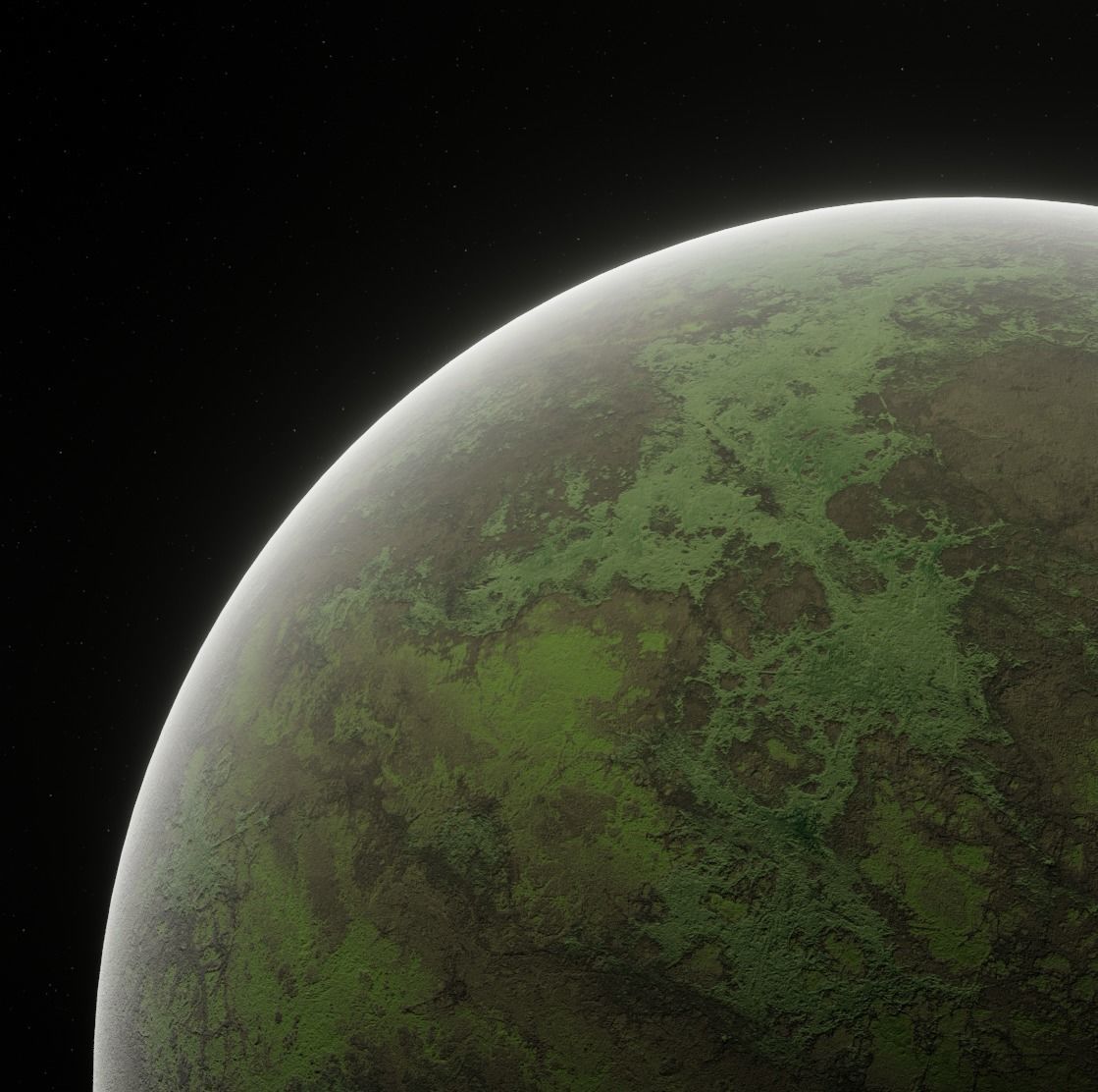 Planet Space Ready to game Low-poly 3D model_5