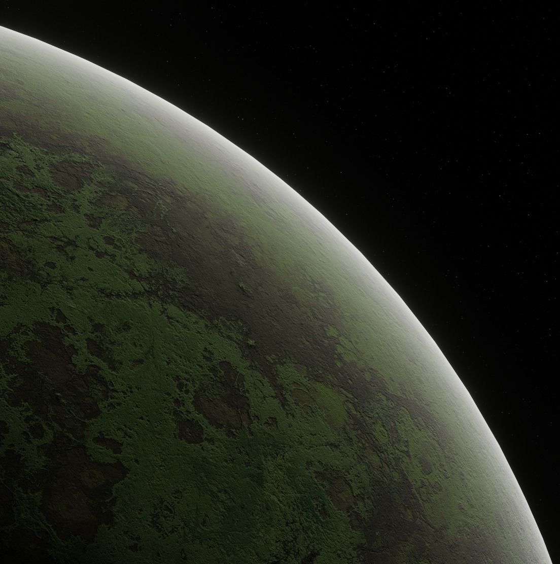 Planet Space Ready to game Low-poly 3D model_16