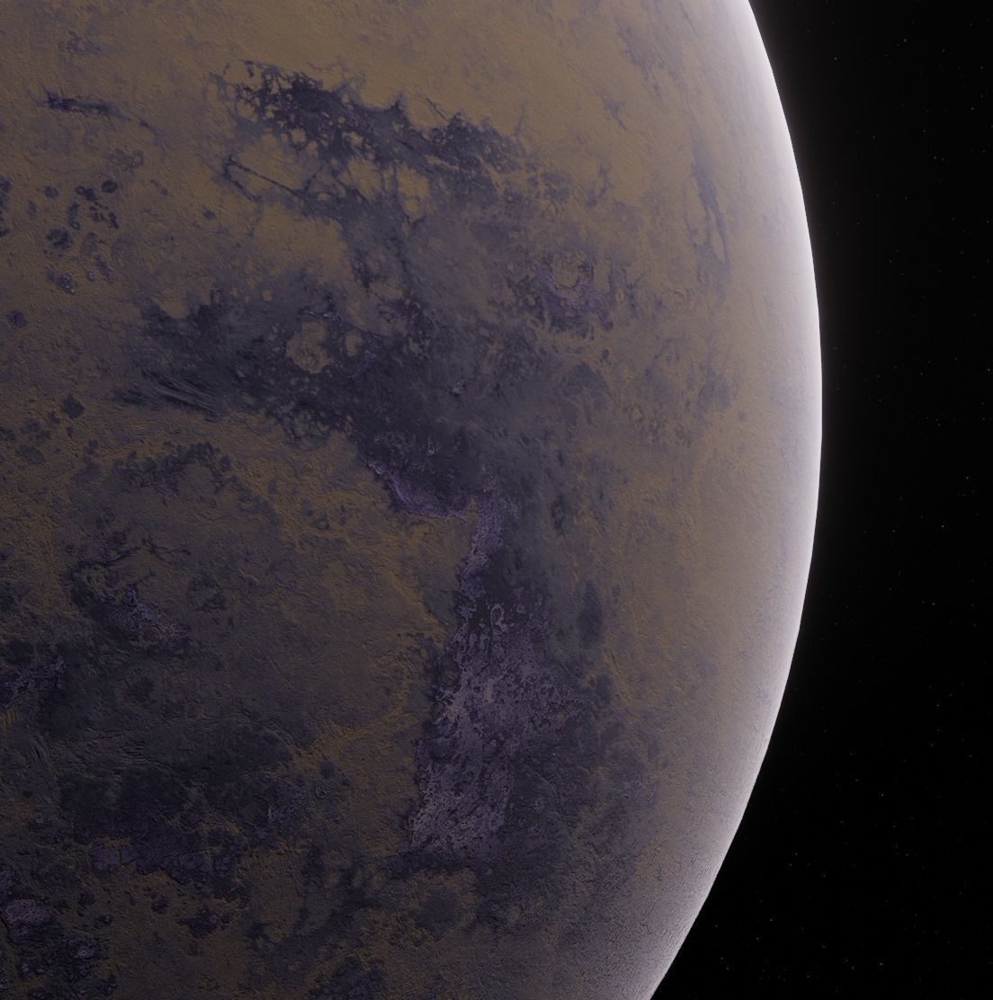 Planet Space Ready to game Low-poly 3D model_38