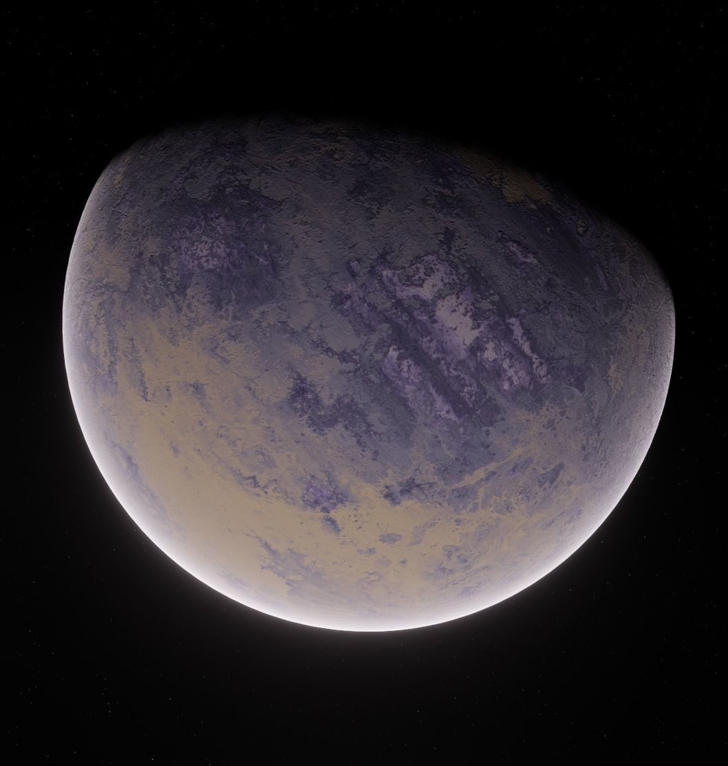 Planet Space Ready to game Low-poly 3D model_30