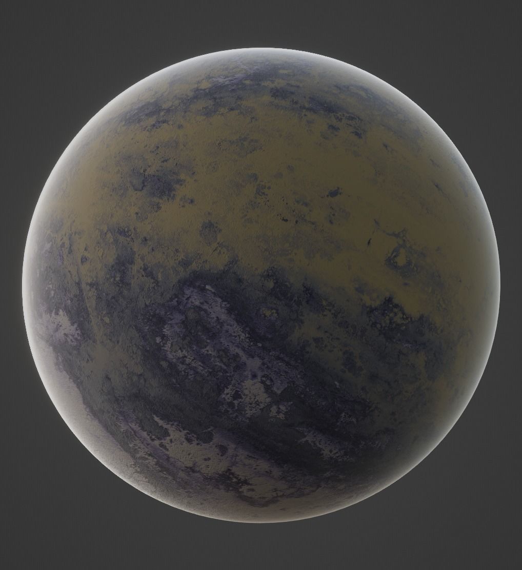 Planet Space Ready to game Low-poly 3D model_40