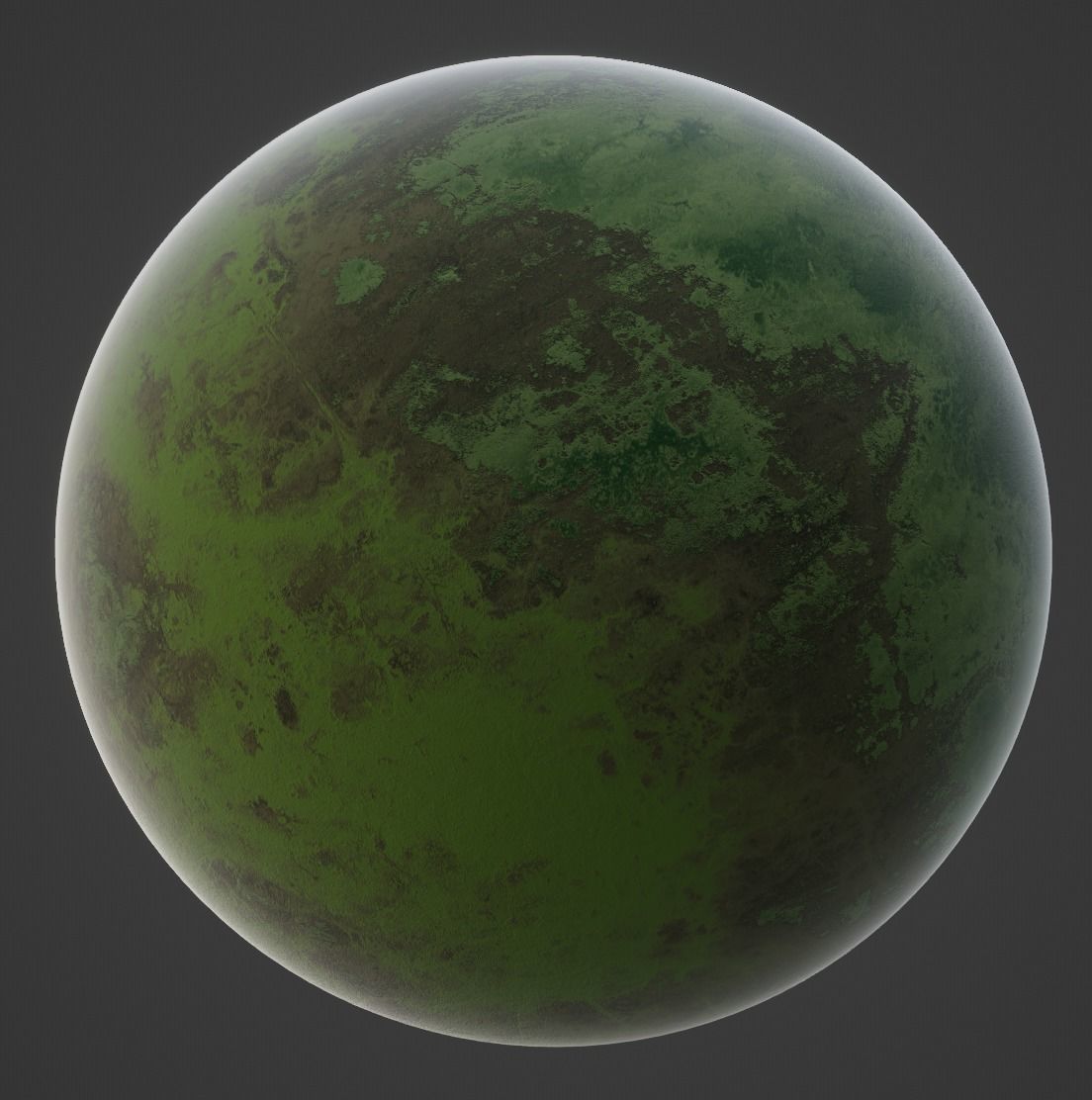 Planet Space Ready to game Low-poly 3D model_22