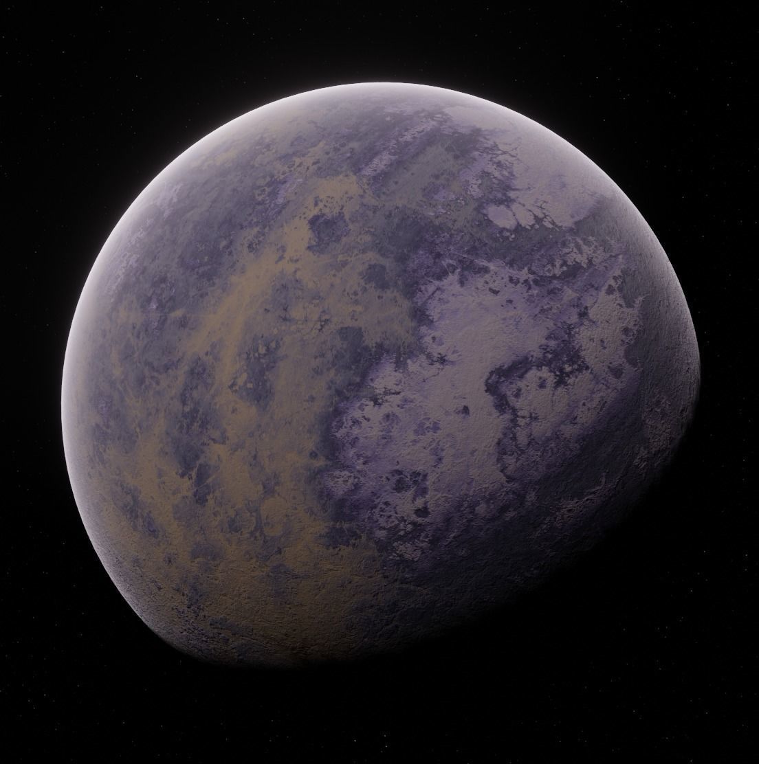 Planet Space Ready to game Low-poly 3D model_23