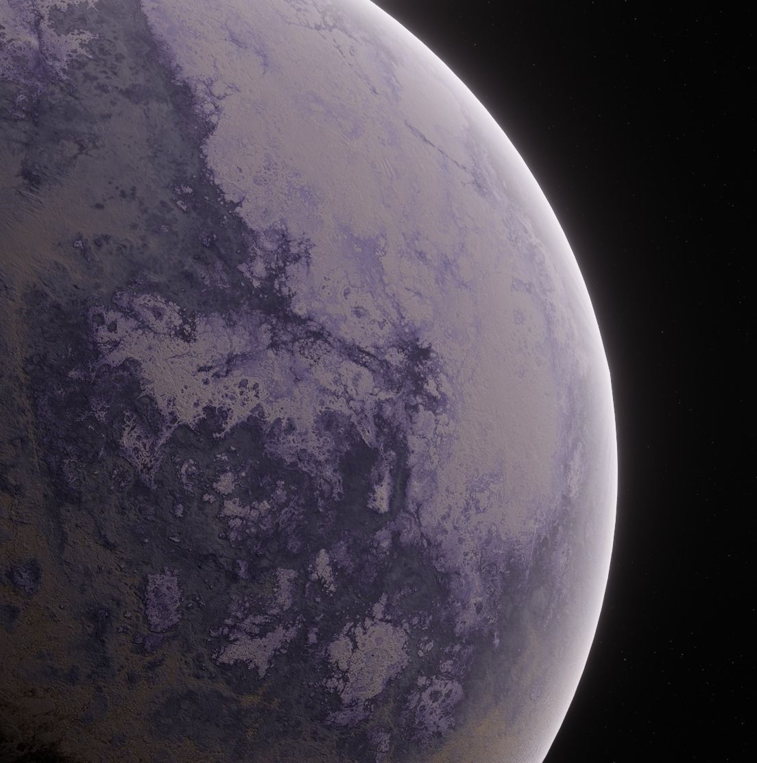 Planet Space Ready to game Low-poly 3D model_36