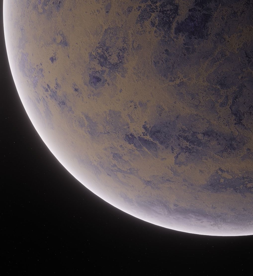 Planet Space Ready to game Low-poly 3D model_28