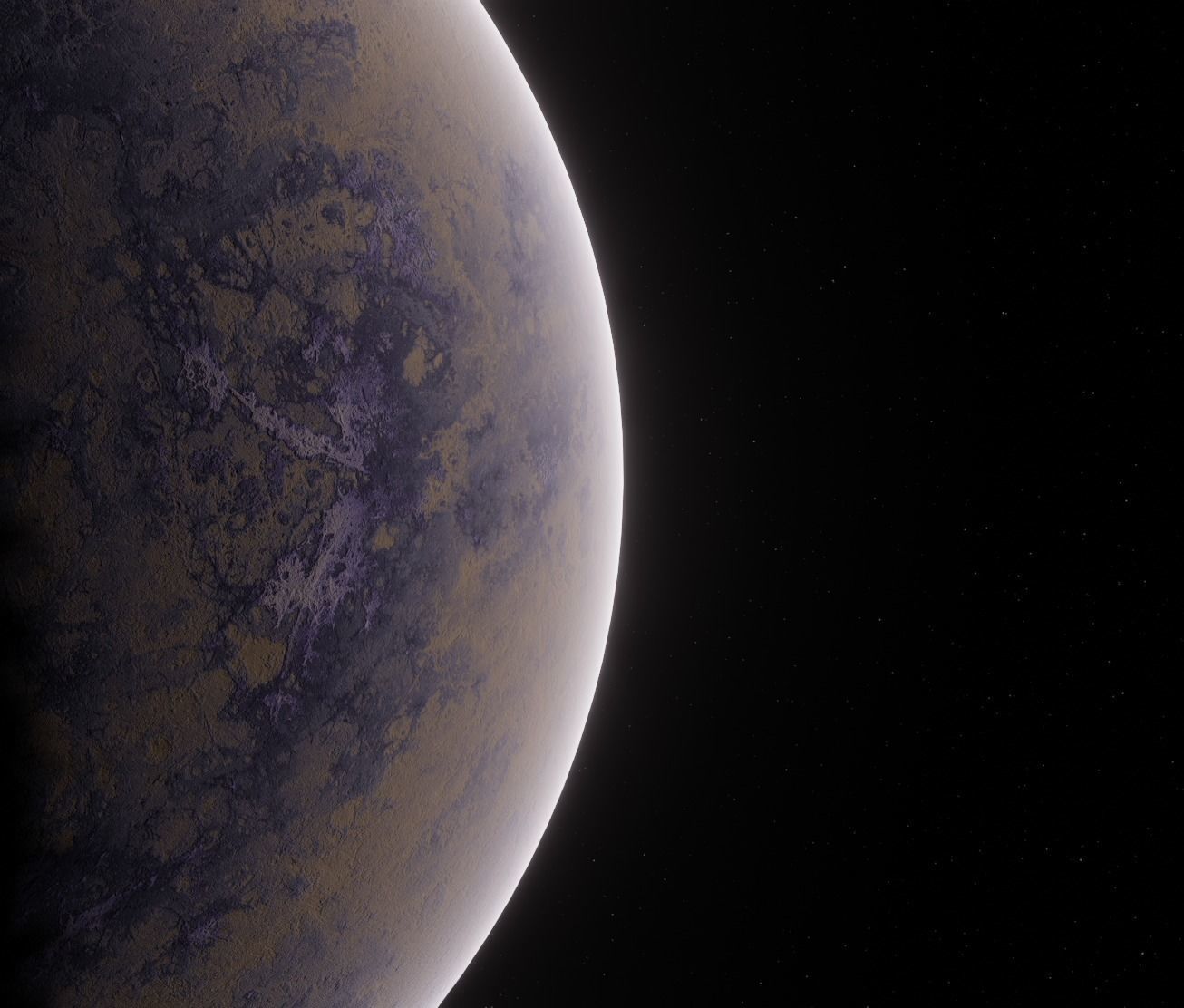 Planet Space Ready to game Low-poly 3D model_29