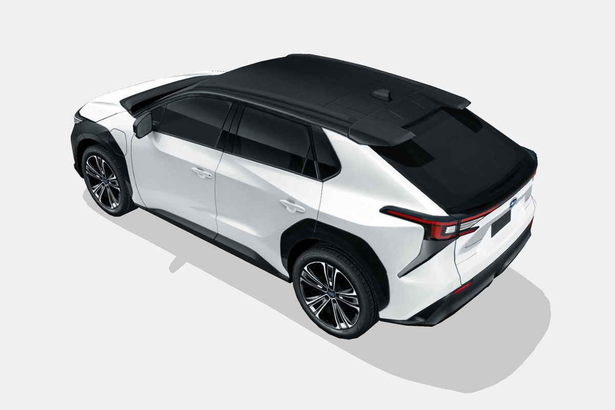 Subaru Solterra 2023 Low-poly 3D model_7