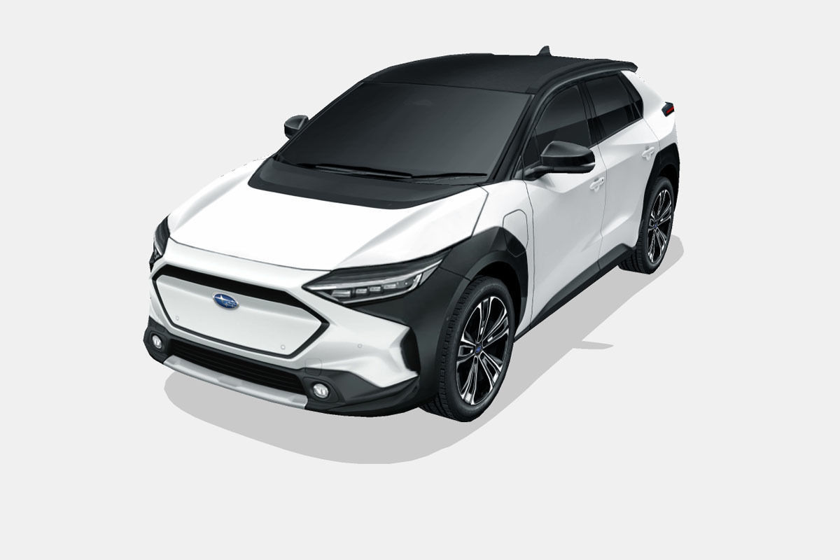 Subaru Solterra 2023 Low-poly 3D model_5