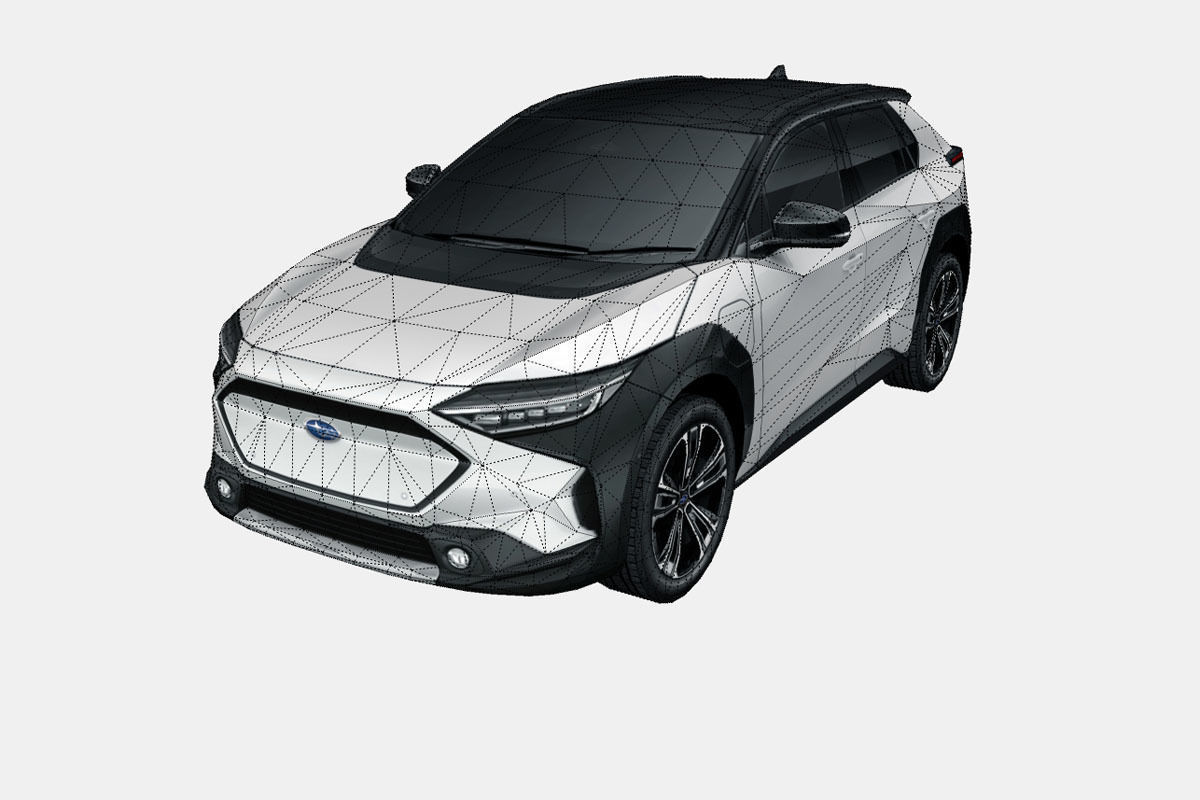Subaru Solterra 2023 Low-poly 3D model_16