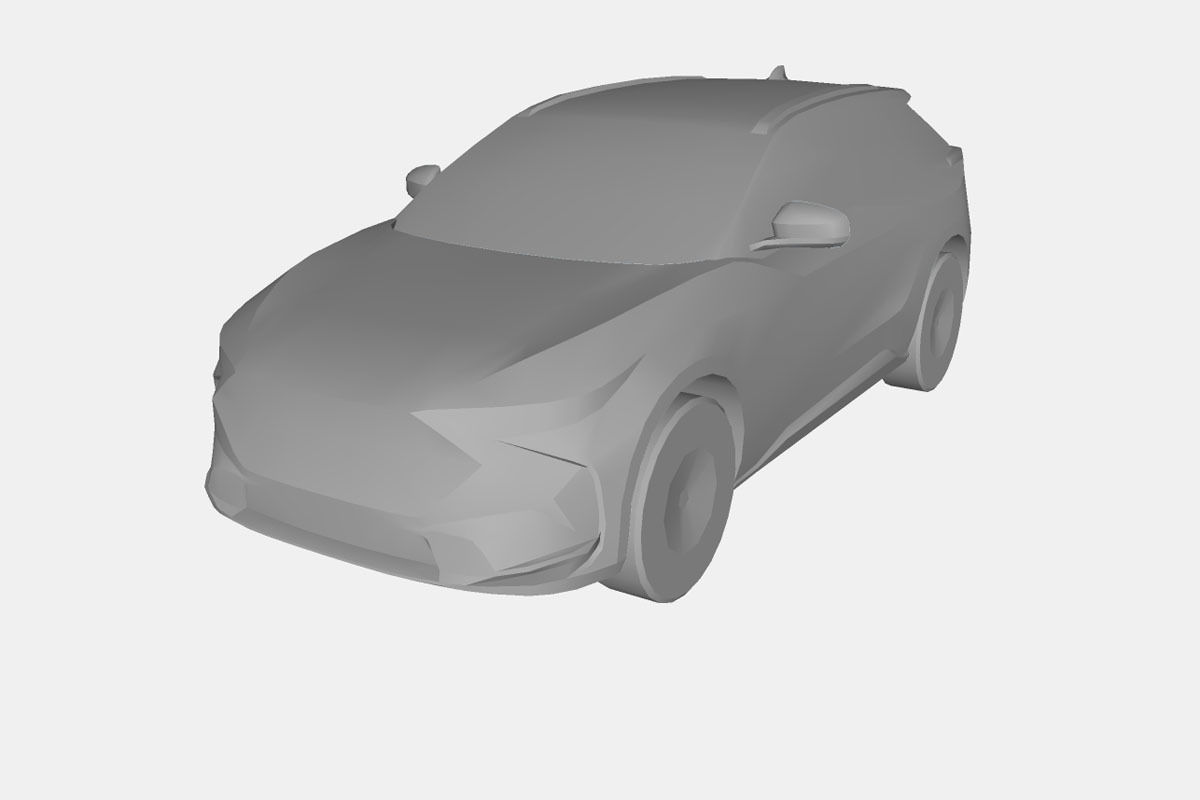 Subaru Solterra 2023 Low-poly 3D model_20