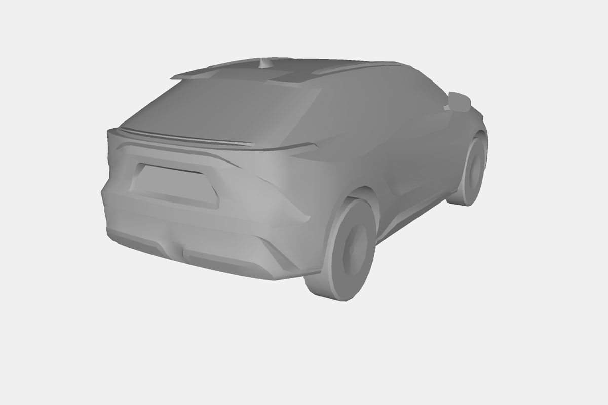 Subaru Solterra 2023 Low-poly 3D model_21