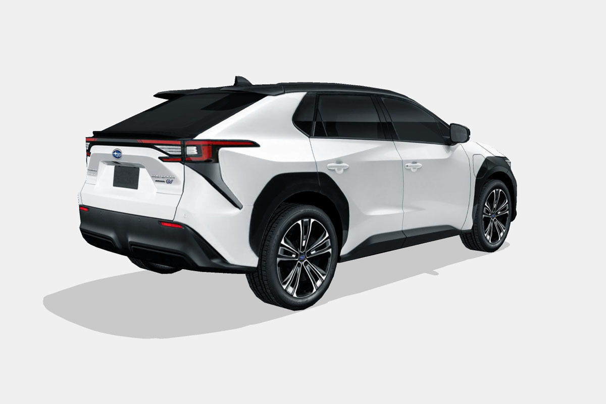 Subaru Solterra 2023 Low-poly 3D model_2