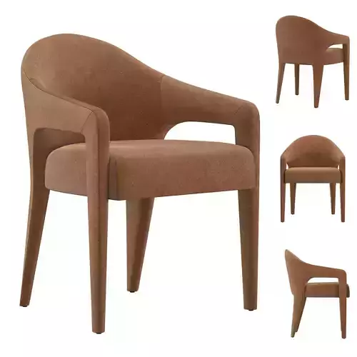  ISABELLA FABRIC DINING SIDE CHAIR