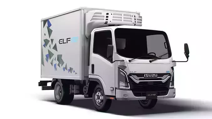 Isuzu Elf EV Refrigerator 2024 3D model