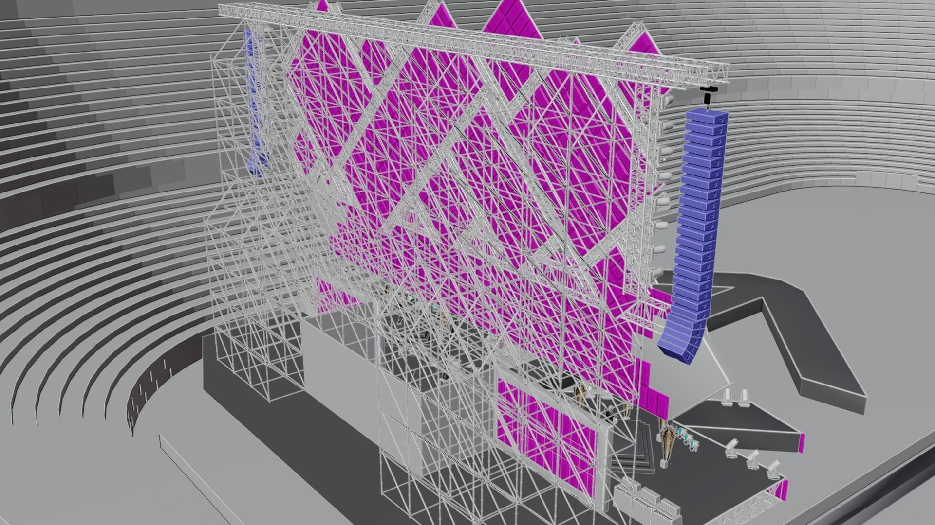 ARENA ANIMATED CONCERT SHOW 3D model_9