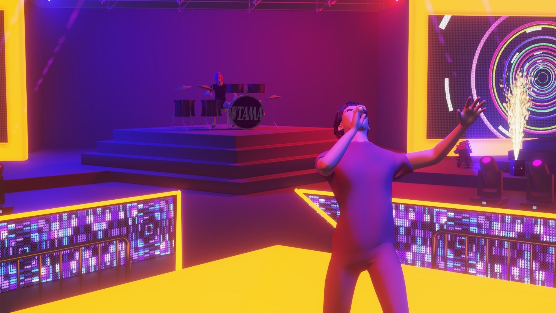 ARENA ANIMATED CONCERT SHOW 3D model_7