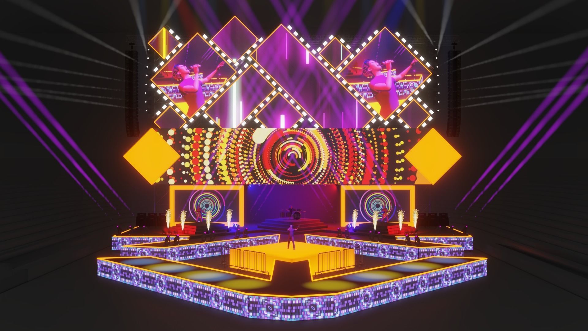 ARENA ANIMATED CONCERT SHOW 3D model_3
