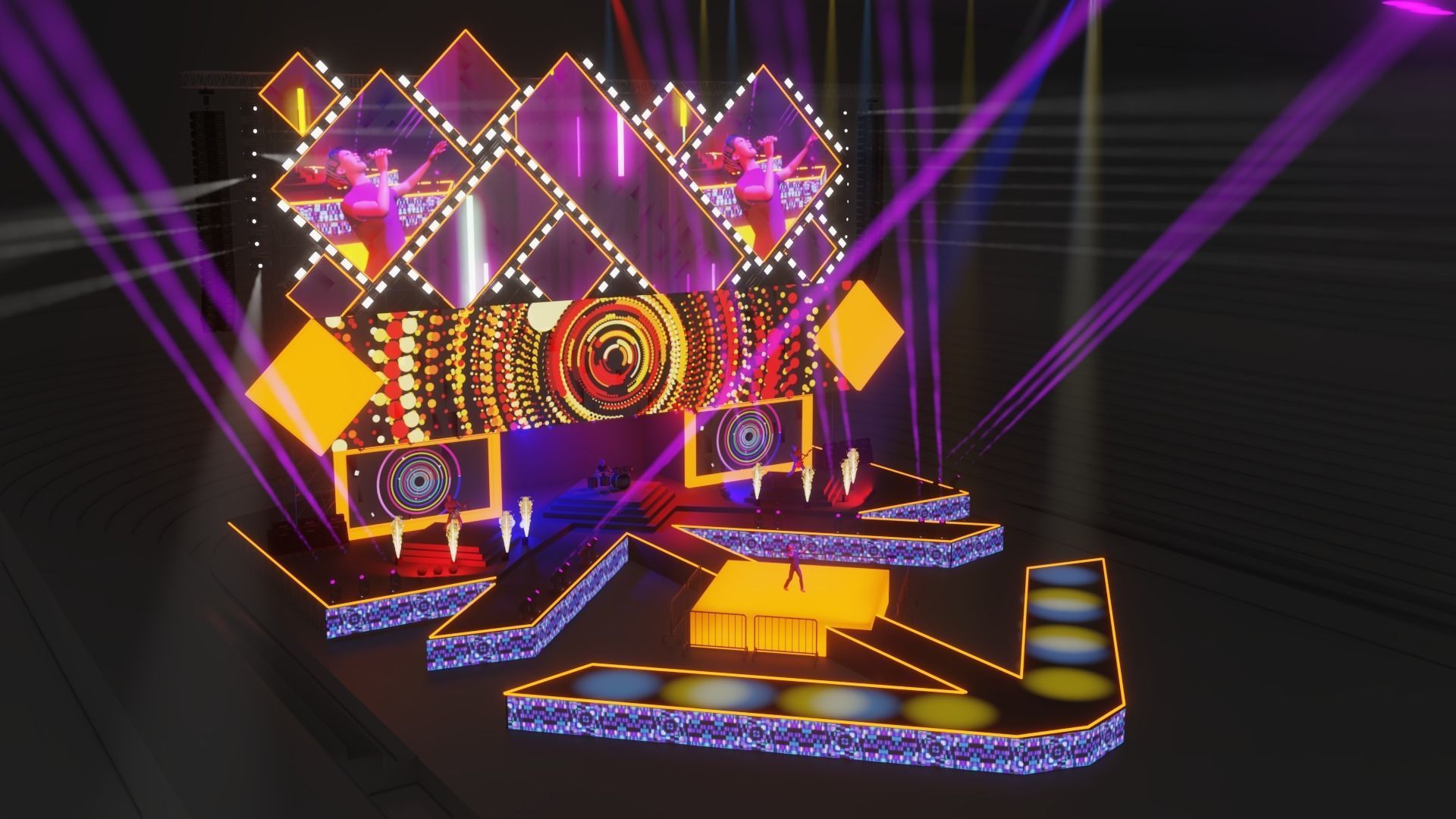 ARENA ANIMATED CONCERT SHOW 3D model_5