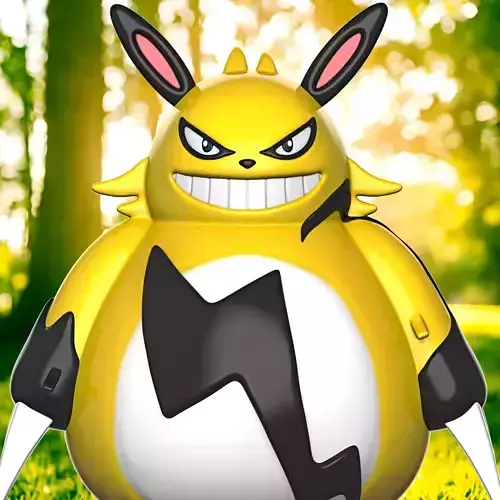 TOTORO ELECTABUZZ GRIZZBOLT PALWORLD 3D print model
